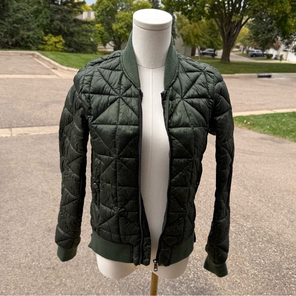 STEVE MADDEN Green packable puffer jacket - Picture 2 of 11